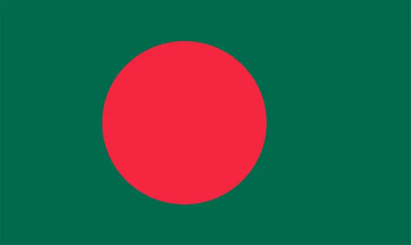 Bandiera Nazionale Del Bangladesh Asia — Foto Stock