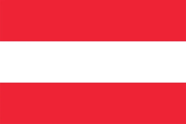 Αυστριακή Εθνική Σημαία Αυστρίας Ευρώπης — Φωτογραφία Αρχείου