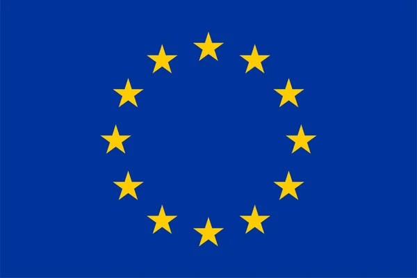 Bandiera Dell Unione Europea Aka Europa — Foto Stock