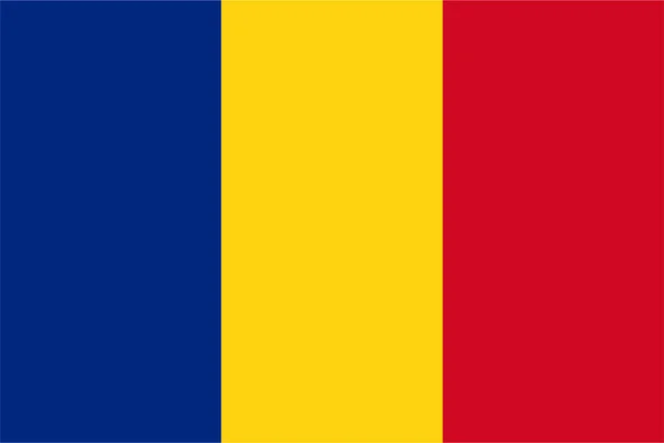 Rumäniens Nationella Flagga Europa — Stockfoto
