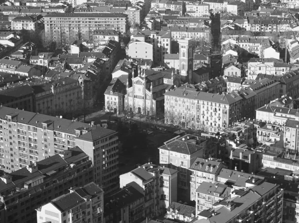 Vue Aérienne Ville Turin Italie Avec Gesu Nazareno Traduction Jésus — Photo