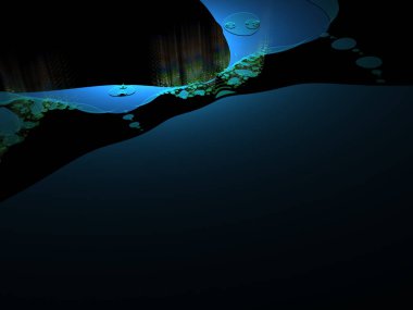 Soyut fraktal illüstrasyon arka plan olarak kullanışlı