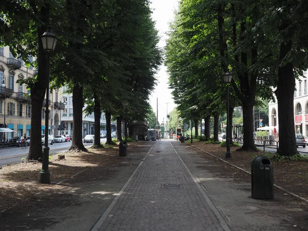 Turin Italien Circa August 2021 Corso Siccardi Avenue — Stockfoto