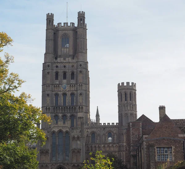 Ely Cathedral Voorheen Kerk Van Etheldreda Peter Kerk Van Heilige — Stockfoto