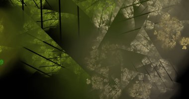 Soyut fraktal illüstrasyon arka plan olarak kullanışlı