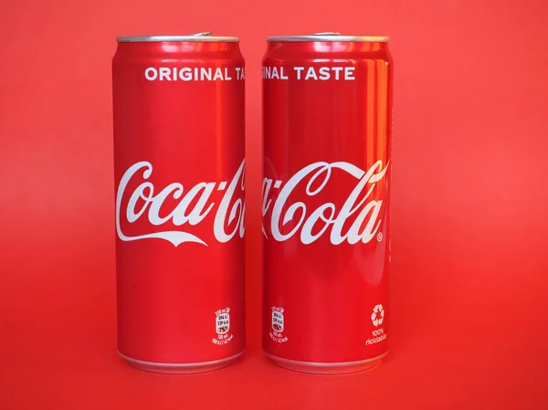 Atlanta Usa Circa Wrzesień 2021 Puszka Coca Coli — Zdjęcie stockowe