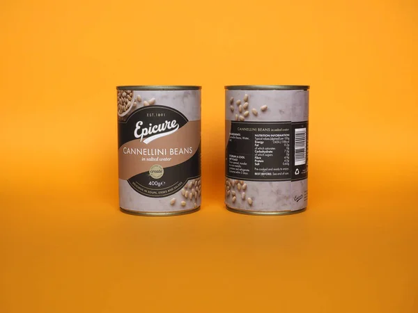 Salt Lake City Usa Circa June 2021 Canned Epicure Cannellini — Stock Photo, Image