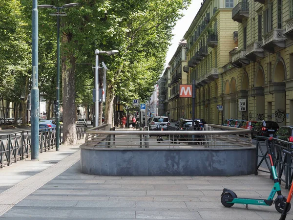 Turin Italien Circa August 2021 Bahn Station Umberto — Stockfoto