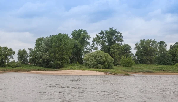 Widok Łabę Dessau Niemcy — Zdjęcie stockowe