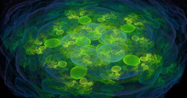 Soyut fraktal illüstrasyon arka plan olarak kullanışlı