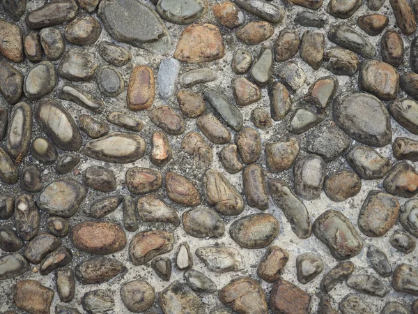 Grauer Beton Und Kieselsteinboden Als Hintergrund Nützlich — Stockfoto