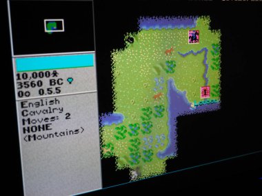 ABD - CIRCA SEPTEMBER 2021: Sid Meier 's Civilization 1991 vintage turn tabanlı strateji MicroProse video oyunu