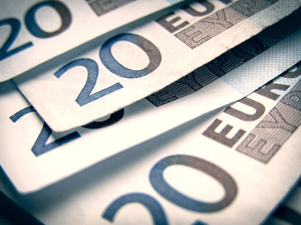 Retro-Look Euros Bild — Stockfoto