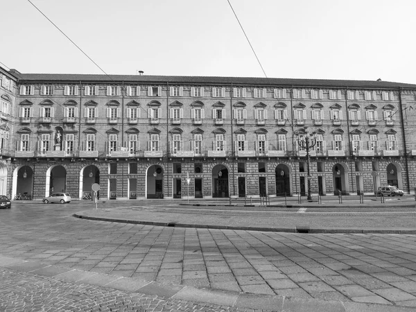 Чорно-білі teatro Королівського театру Реджіо в Турині — стокове фото