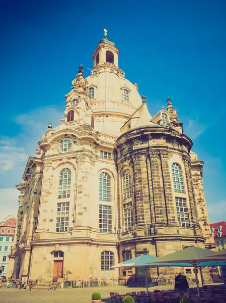 ドレスデンの聖母教会 — ストック写真