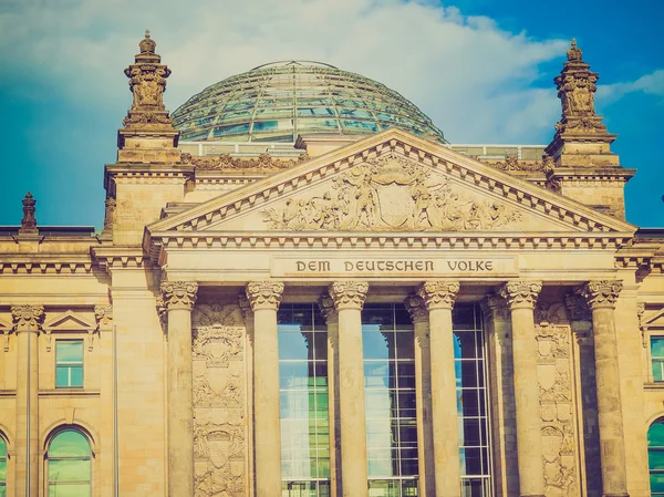 Бранденбурзькі ворота Берлін ретро — стокове фото
