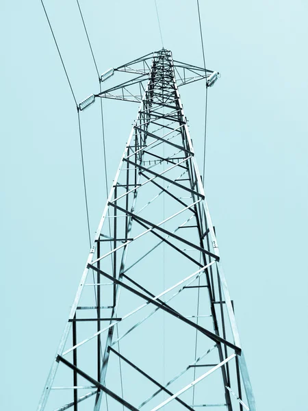 Trasmission line tower — Stock Photo, Image