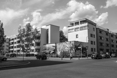 siyah-beyaz siedlung siemensstadt