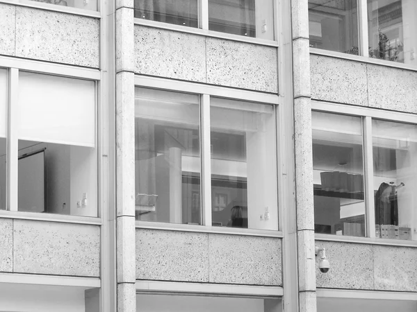 Edificio Economista en blanco y negro en Londres — Foto de Stock