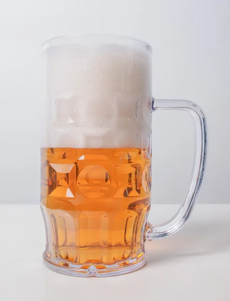 Lager beer glass — Stock Photo, Image