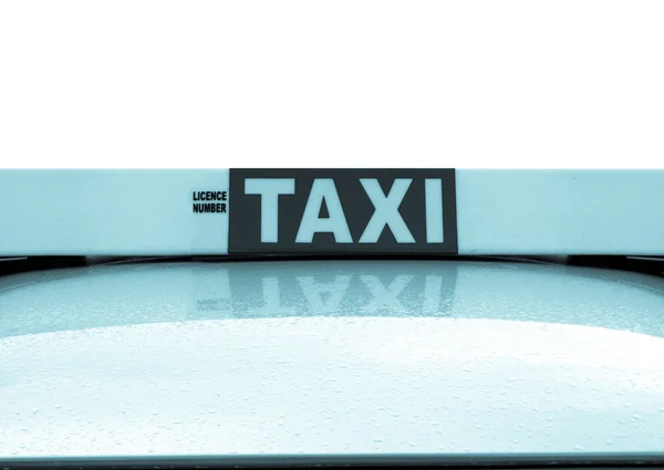 Taxi teken — Stockfoto