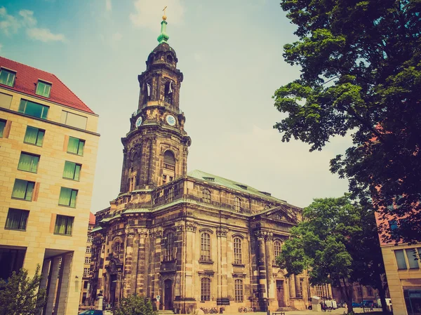 Kreuzkirche Dresden — Fotografia de Stock