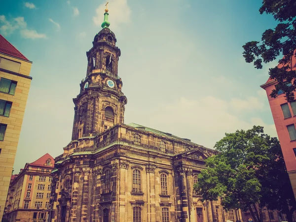 Kreuzkirche Dresda — Foto Stock