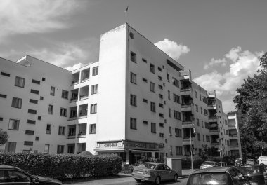 siyah-beyaz siedlung siemensstadt