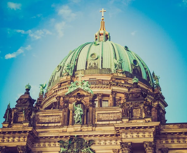 Aspecto retro Berliner Dom — Foto de Stock