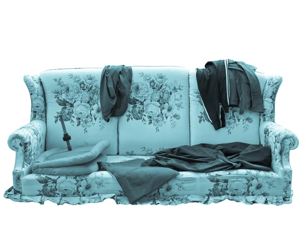 Starą sofę — Zdjęcie stockowe