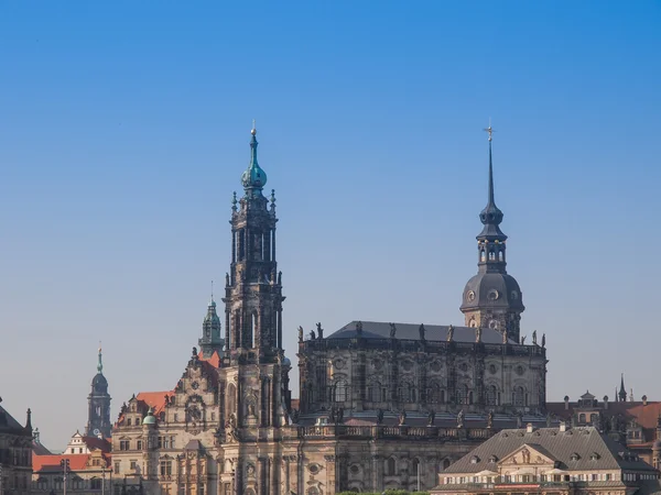 Hofkirche da cômoda — Fotografia de Stock