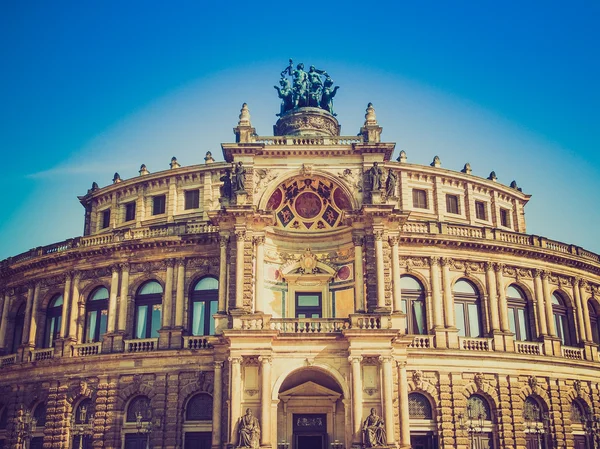 Drezno Semperoper — Zdjęcie stockowe