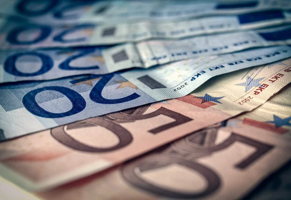 Retro look Euros picture — Stock Photo, Image