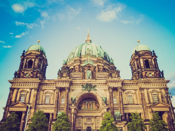Retro olhar Berliner Dom — Fotografia de Stock