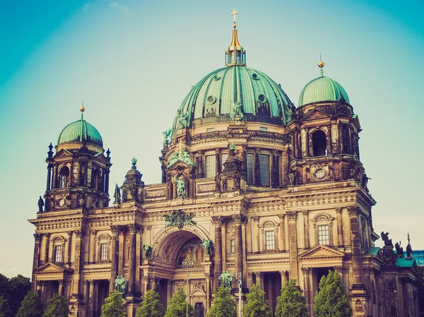 Retro vypadat berliner dom — Stock fotografie