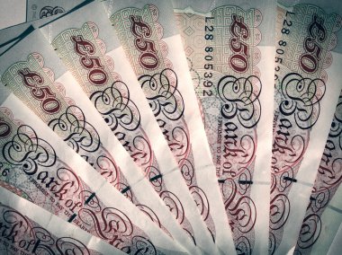 Retro görünüm Pounds resmi