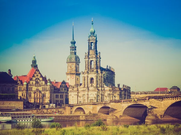 Dresden-hofkirche — Stockfoto