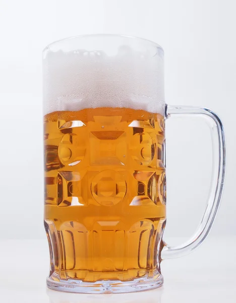Lager beer glass — Stock Photo, Image