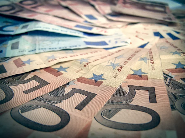 Retro görünümü Euros resmi — Stok fotoğraf