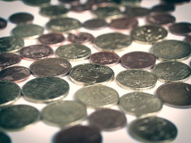 Retro görünümü Euro parası