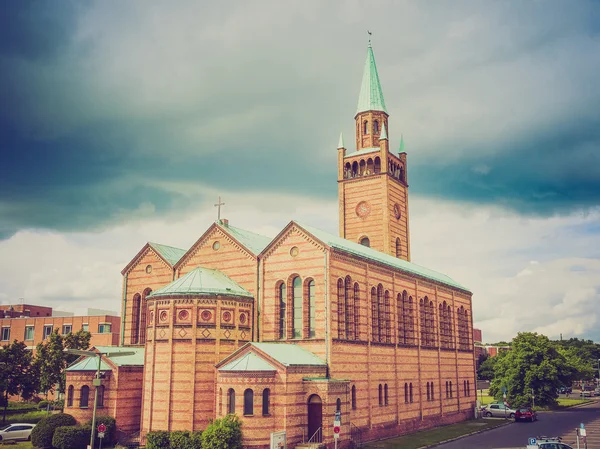 Retro-Look St Matthauskirche berlin — Stockfoto