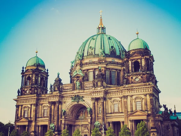 Aspecto retro Berliner Dom — Foto de Stock