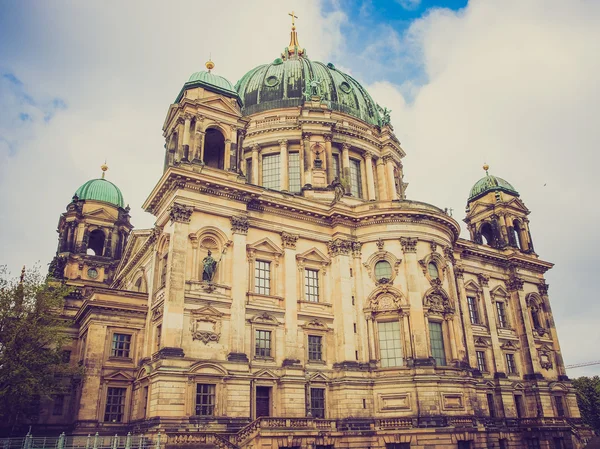 Retro look Berliner Dom — Stock Photo, Image