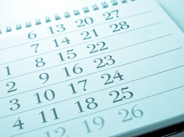 Immagine calendario — Foto Stock