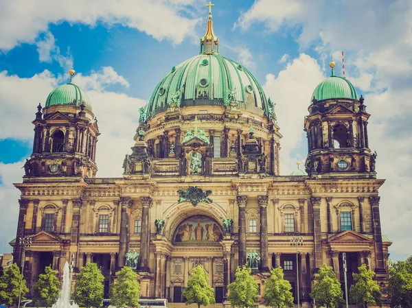 Retro olhar Berliner Dom — Fotografia de Stock