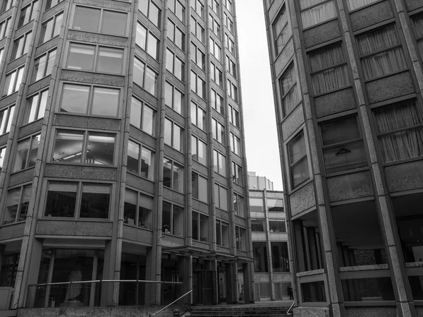 Black and white Economist building in London — Stock Photo, Image