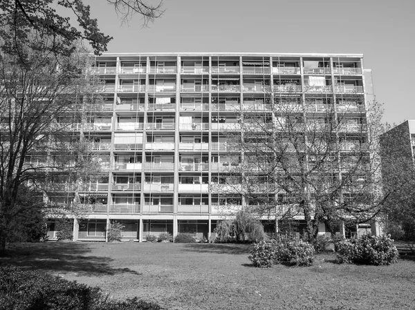 Berlin siyah-beyaz hansaviertel — Stok fotoğraf