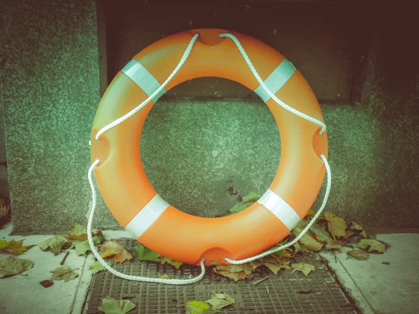 Retro olhar Lifebuoy — Fotografia de Stock
