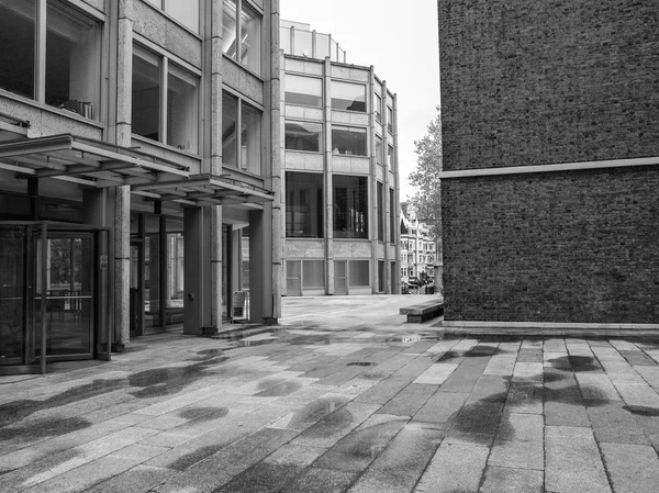 Edificio Economista en blanco y negro en Londres —  Fotos de Stock