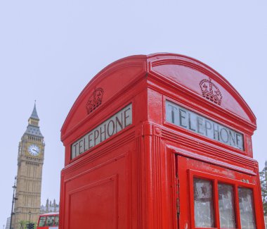 Londra telefon kulübesi